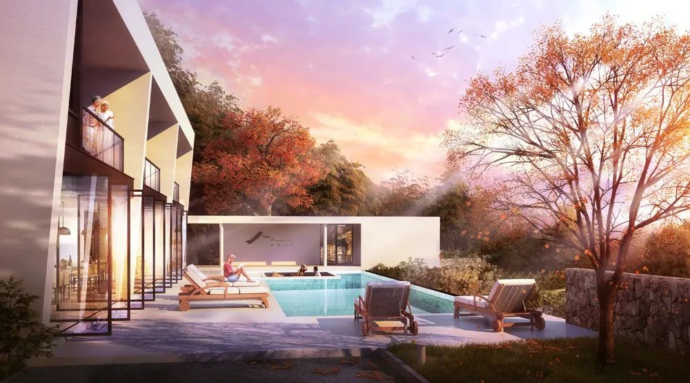 過云山居·長丘田，躺在浴缸里摘朵云