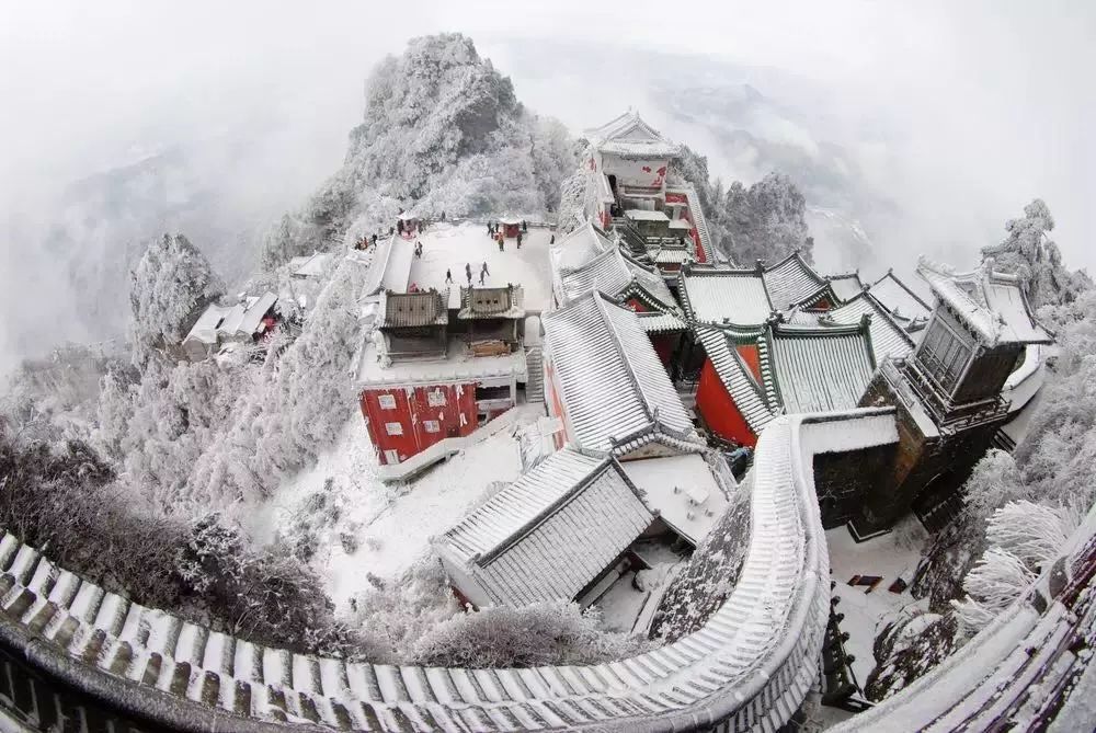 武當山雪景攝影：雪后武當是仙山