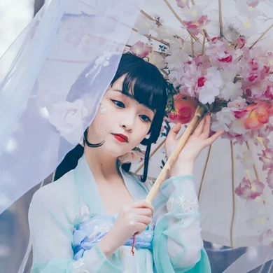 森林花仙子女生頭像，唯美古風(fēng)真人頭像