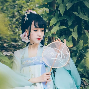 森林花仙子女生頭像，唯美古風(fēng)真人頭像