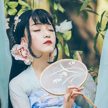 森林花仙子女生頭像，唯美古風(fēng)真人頭像