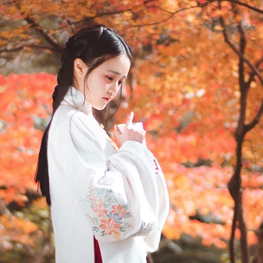 文藝看書女生頭像，唯美古風(fēng)真人頭像