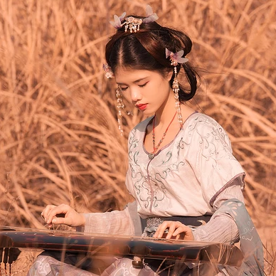 文藝小清新女生頭像，唯美古風(fēng)真人頭像