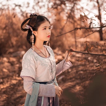 文藝小清新女生頭像，唯美古風(fēng)真人頭像