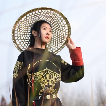 霸氣斗笠?guī)П髋^像，唯美古風(fēng)真人頭像