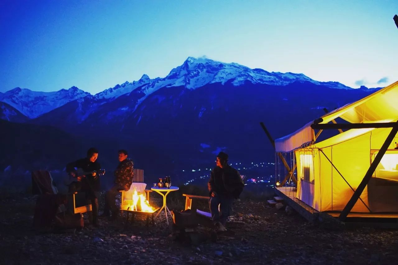 云階·格蘭平營地，踩著云一步步登上哈巴雪山