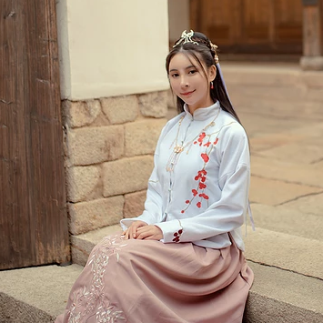 漢服清新女生頭像，唯美古風(fēng)真人頭像