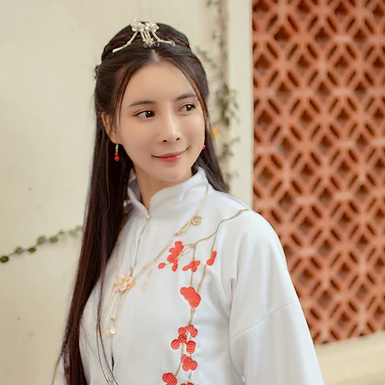 漢服清新女生頭像，唯美古風(fēng)真人頭像