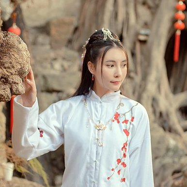 漢服清新女生頭像，唯美古風(fēng)真人頭像