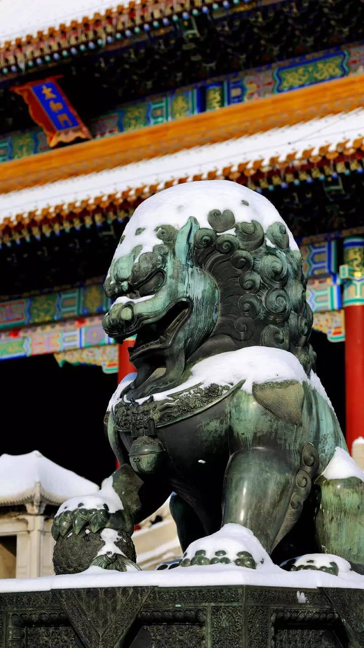 最美中國古建筑：紫禁城下雪了！