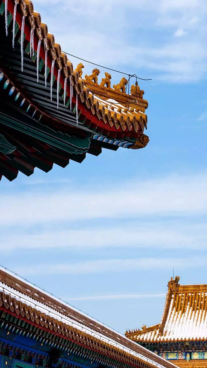 最美中國古建筑：紫禁城下雪了！