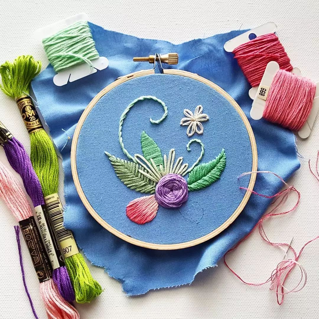 唯美手工刺繡藝術(shù)：用針線填滿你的生活吧!