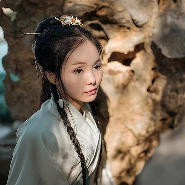 小清新女生頭像，唯美古風(fēng)真人頭像