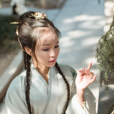 小清新女生頭像，唯美古風(fēng)真人頭像