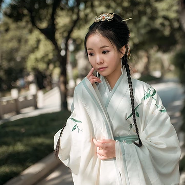 小清新女生頭像，唯美古風(fēng)真人頭像