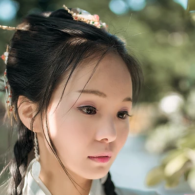 小清新女生頭像，唯美古風(fēng)真人頭像