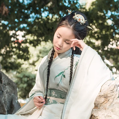 小清新女生頭像，唯美古風(fēng)真人頭像