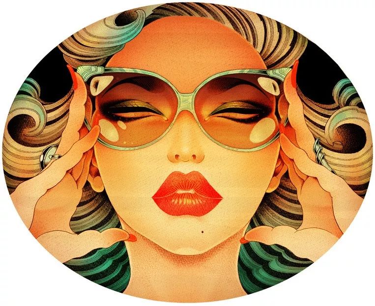 洋溢著肉欲的插畫：日本畫家筆下的東方美感！