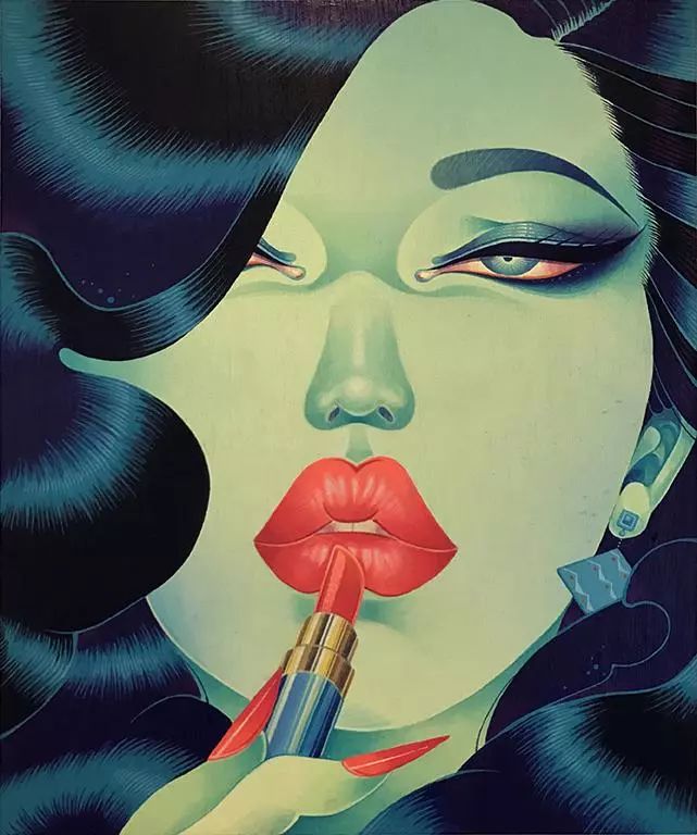 洋溢著肉欲的插畫：日本畫家筆下的東方美感！