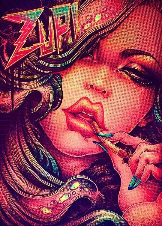 洋溢著肉欲的插畫：日本畫家筆下的東方美感！