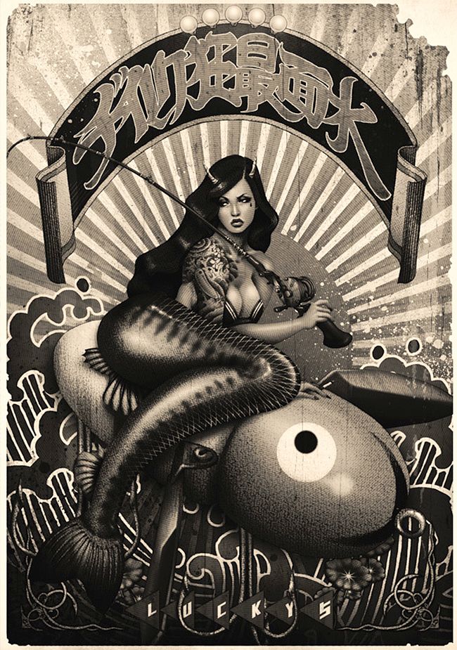 洋溢著肉欲的插畫：日本畫家筆下的東方美感！