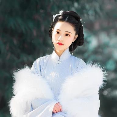 優(yōu)雅冰雪美人古風頭像，唯美古風真頭像