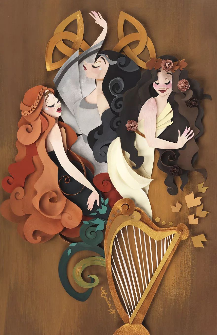 當插畫遇上剪紙，她把紙藝玩出了別樣的美!