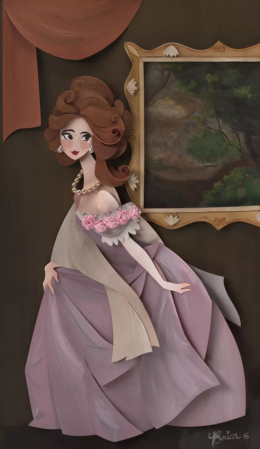 當插畫遇上剪紙，她把紙藝玩出了別樣的美!