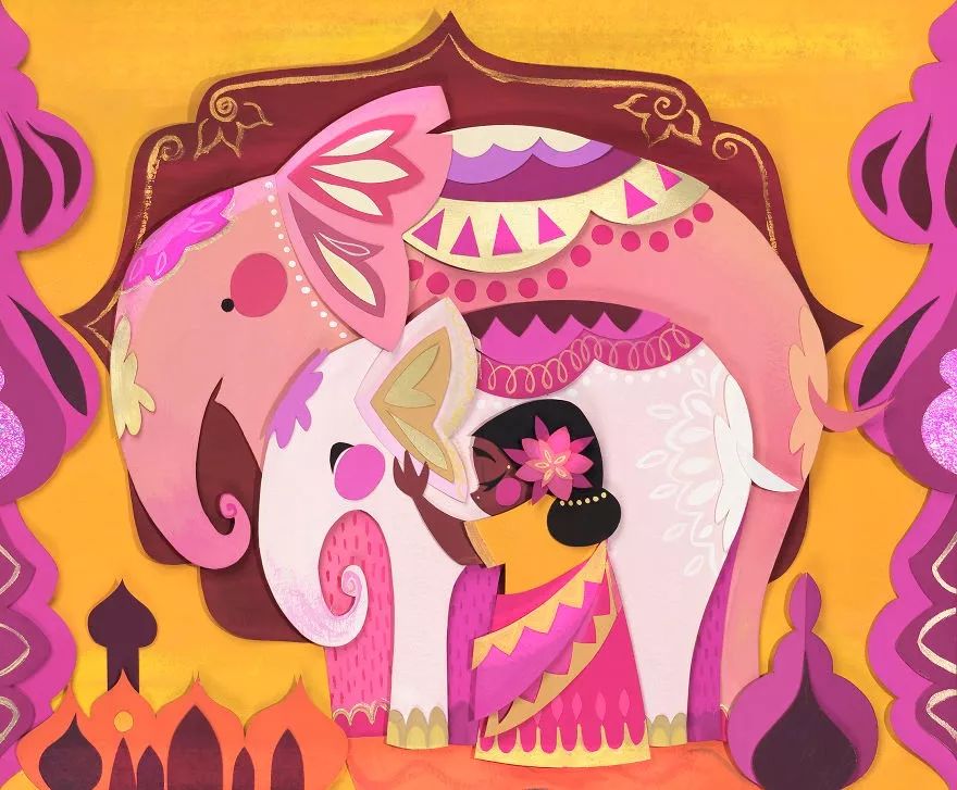 當插畫遇上剪紙，她把紙藝玩出了別樣的美!