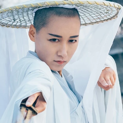 少林兵器光頭頭像，唯美古風(fēng)真人頭像