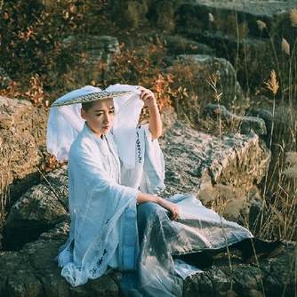 少林兵器光頭頭像，唯美古風(fēng)真人頭像