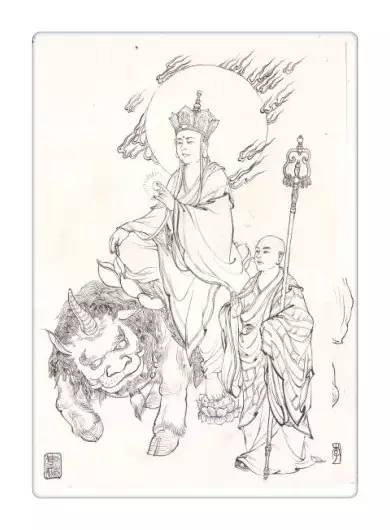 致敬經(jīng)典《西游記》，傳統(tǒng)文化手繪插畫