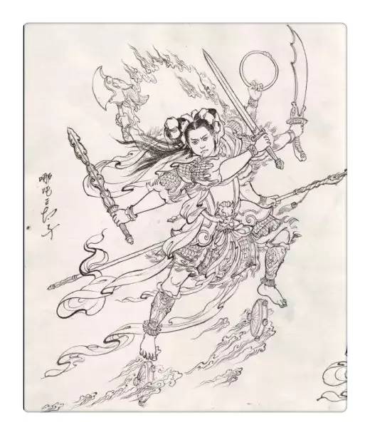 致敬經(jīng)典《西游記》，傳統(tǒng)文化手繪插畫