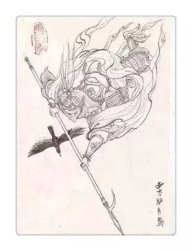 致敬經(jīng)典《西游記》，傳統(tǒng)文化手繪插畫