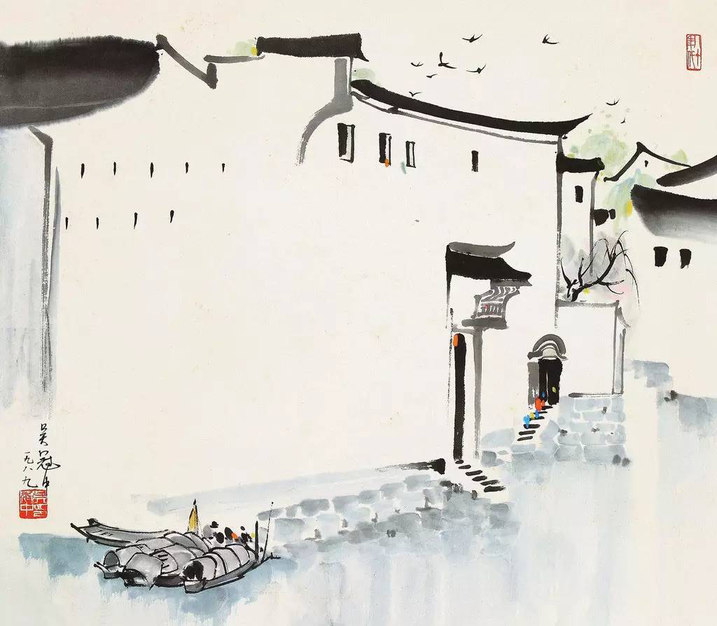 吳冠中的水墨國(guó)畫集合，中國(guó)藝術(shù)最顯眼的景觀