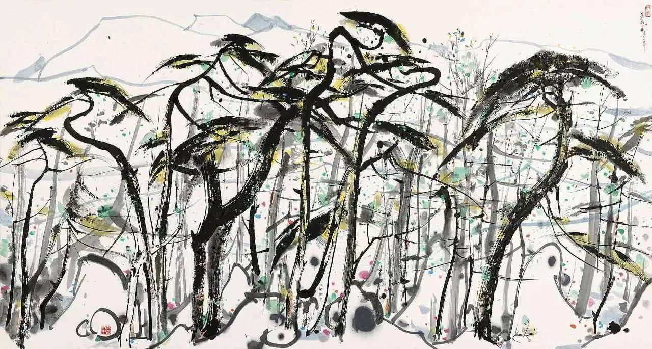 吳冠中的水墨國畫集合，中國藝術(shù)最顯眼的景觀