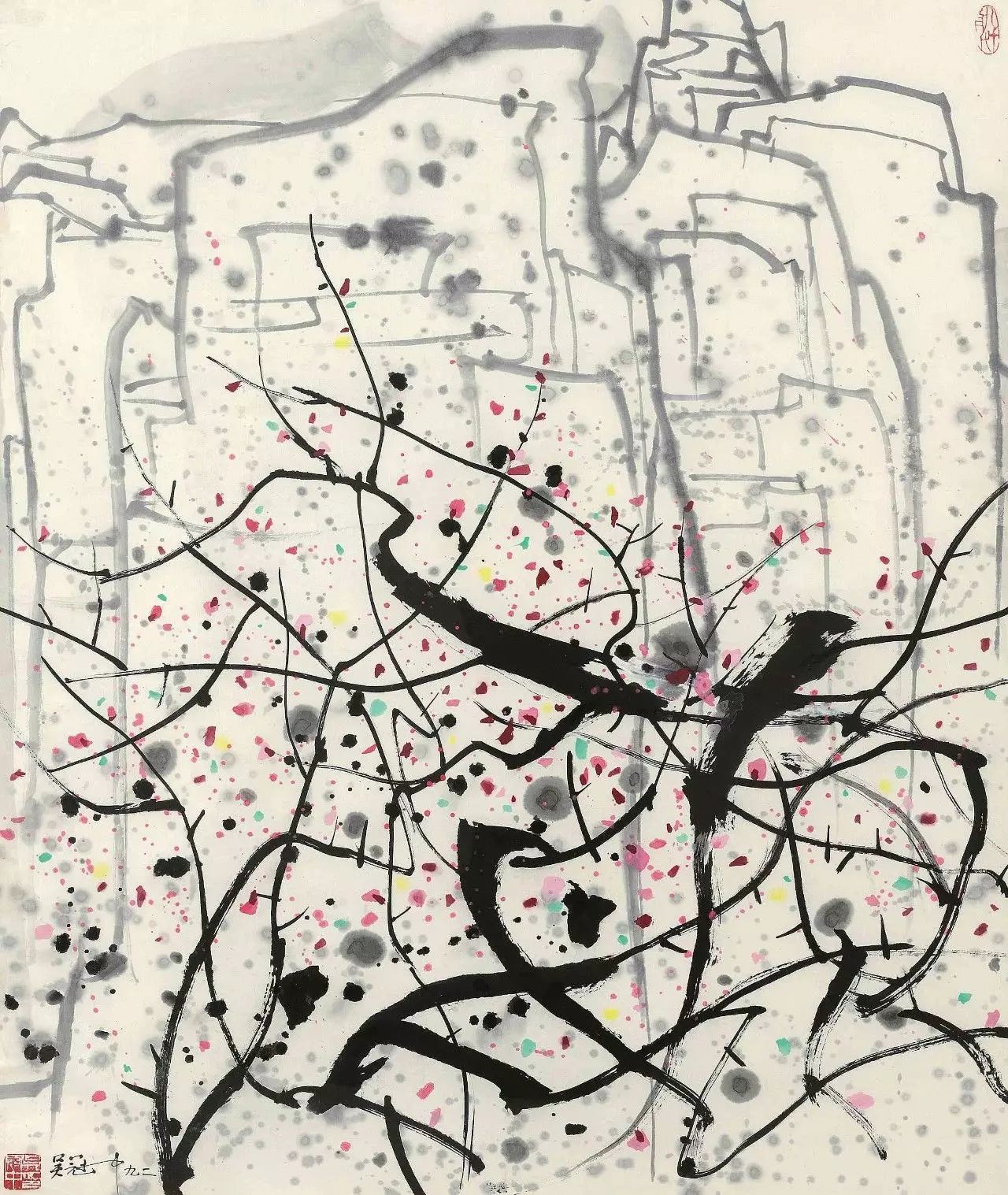 吳冠中的水墨國(guó)畫集合，中國(guó)藝術(shù)最顯眼的景觀