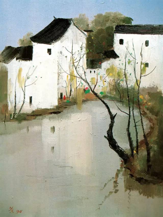 吳冠中的水墨國(guó)畫集合，中國(guó)藝術(shù)最顯眼的景觀
