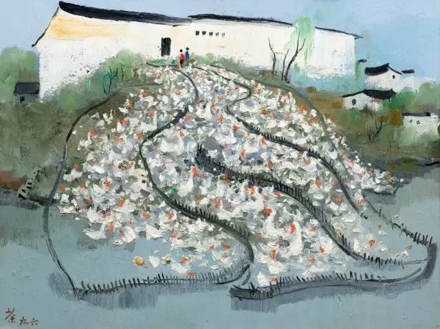 吳冠中的水墨國畫集合，中國藝術(shù)最顯眼的景觀