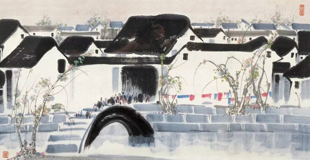 吳冠中的水墨國(guó)畫集合，中國(guó)藝術(shù)最顯眼的景觀