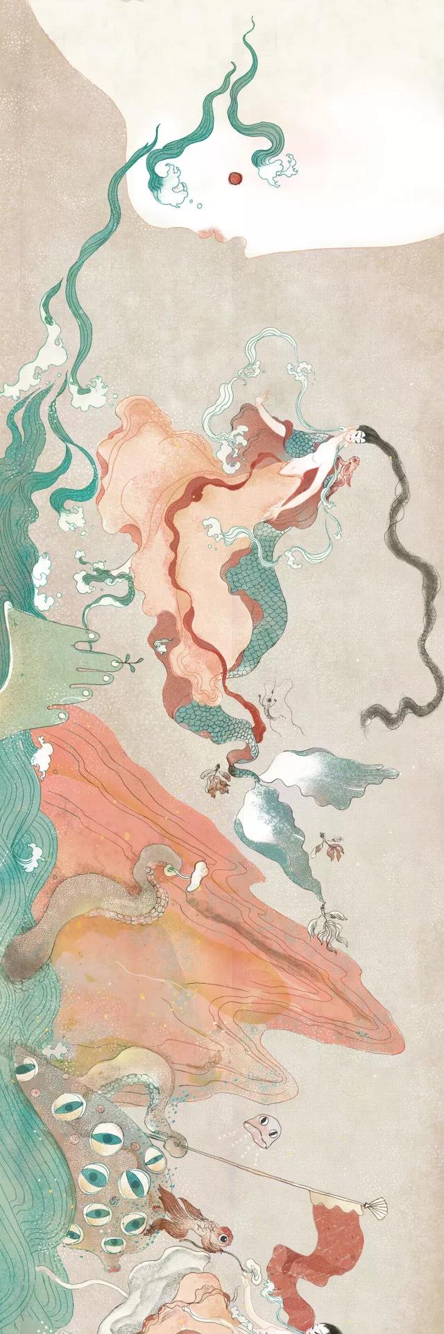 《洛神賦》繪本插畫，最美的中國式愛情！