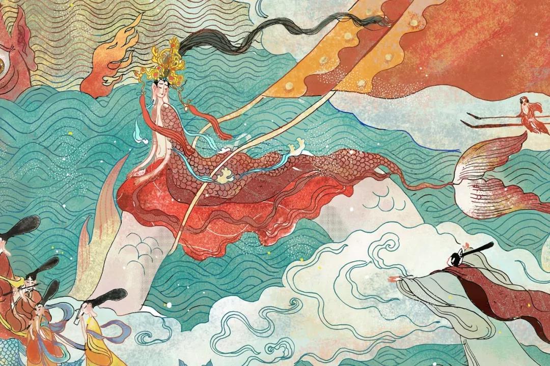 《洛神賦》繪本插畫，最美的中國式愛情！