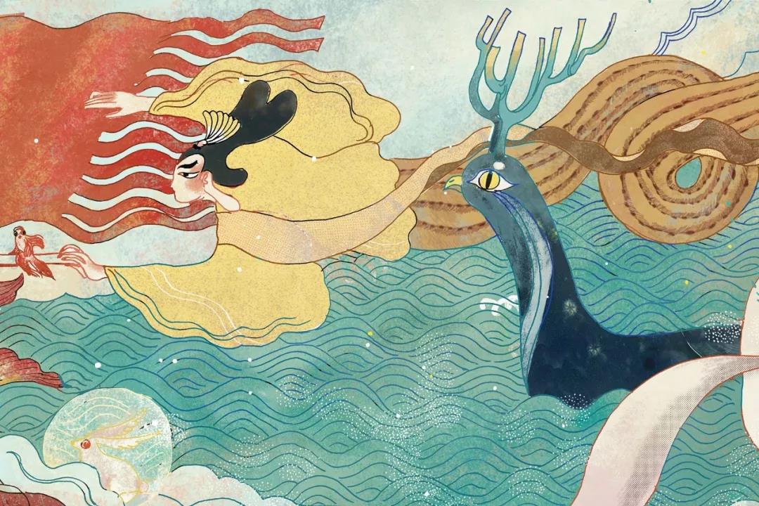 《洛神賦》繪本插畫，最美的中國式愛情！