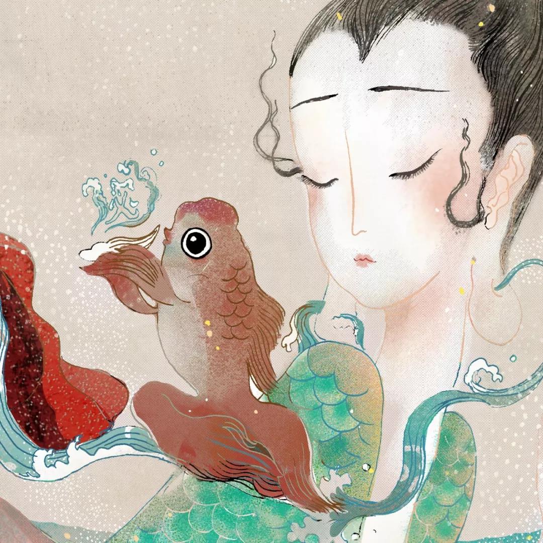 《洛神賦》繪本插畫，最美的中國式愛情！