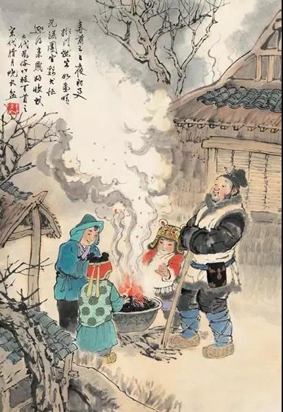 中國年畫：《古代風俗百圖》那時候年味正濃