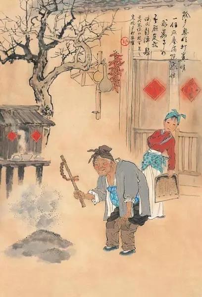 中國年畫：《古代風俗百圖》那時候年味正濃