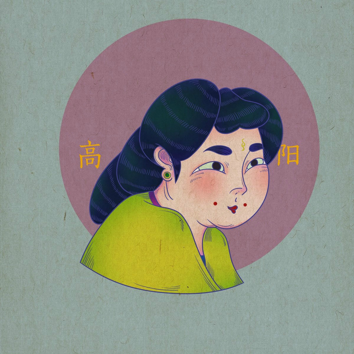 眾生相手繪插畫，風(fēng)格迥異人物頭像插畫圖片