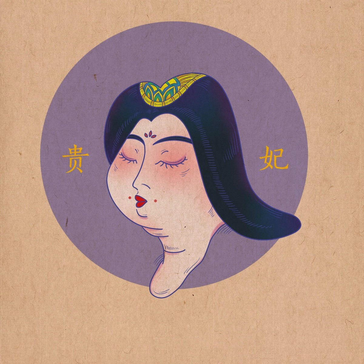 眾生相手繪插畫，風(fēng)格迥異人物頭像插畫圖片