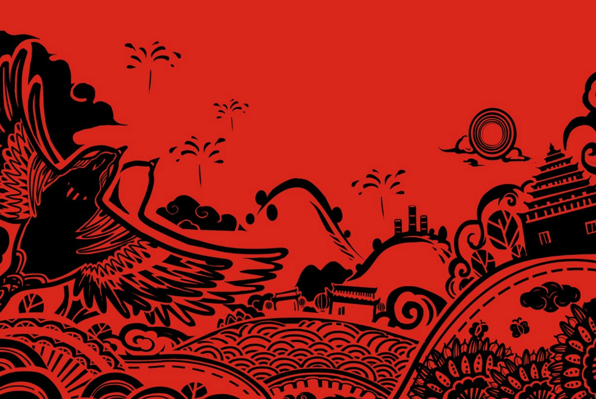 紅色禮盒瓜子包裝設計，古典特色食品包裝設計