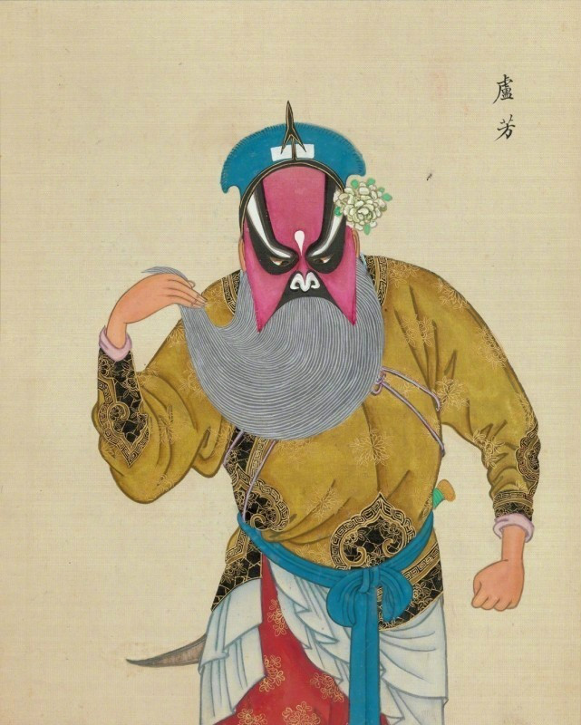 中國(guó)京劇藝術(shù)插畫：九款清朝京劇人物肖像